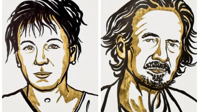Peter Handke y Olga Tokarczuk ganan el doble Premio Nobel de Literatura de 2018 y 2019