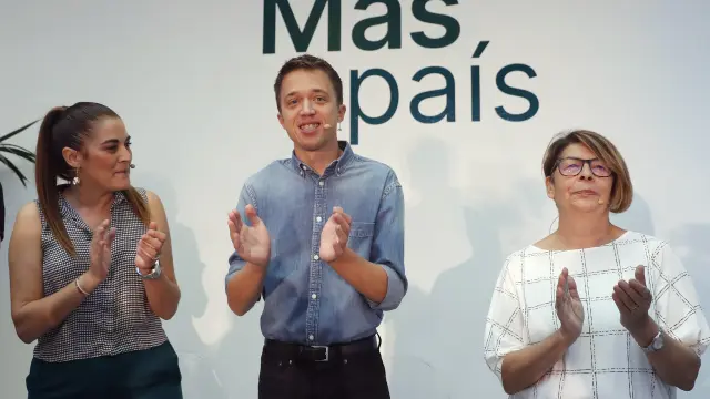 Íñigo Errejón en la presentación de la candidatura de Más País.
