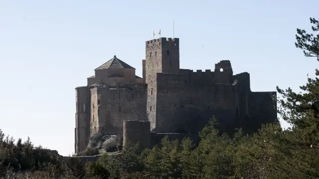 Castillo de Loarre en la provincia de Huesca