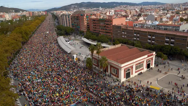 Las proclamadas 'Marchas por la Libertad' llegan a Barcelona