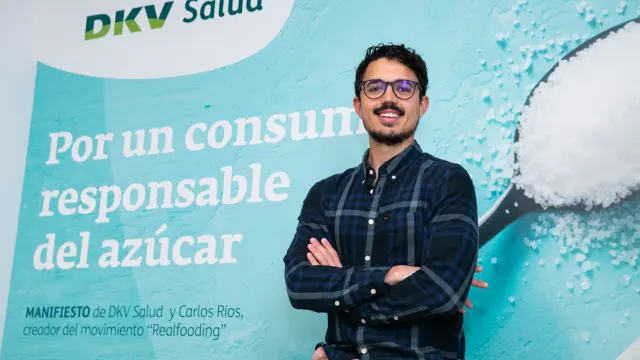 Carlos Ríos, creador del movimiento ‘Realfooding’, en la presentación del ‘Manifiesto por un consumo responsable del azúcar’, de DKV.