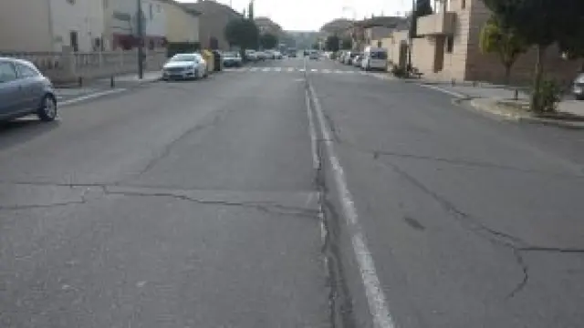 La avenida de Fernando el Católico de Ejea será una de las vías reparadas.