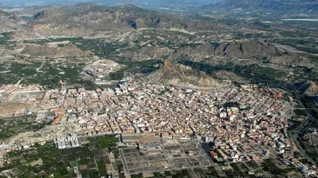 Panorámica de Archena, Murcia.