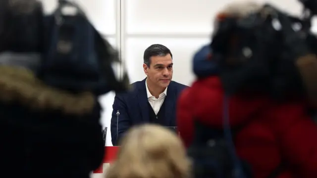 Sánchez, al frente de la Ejecutiva del PSOE