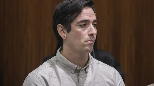Rodrigo Lanza durante el juicio