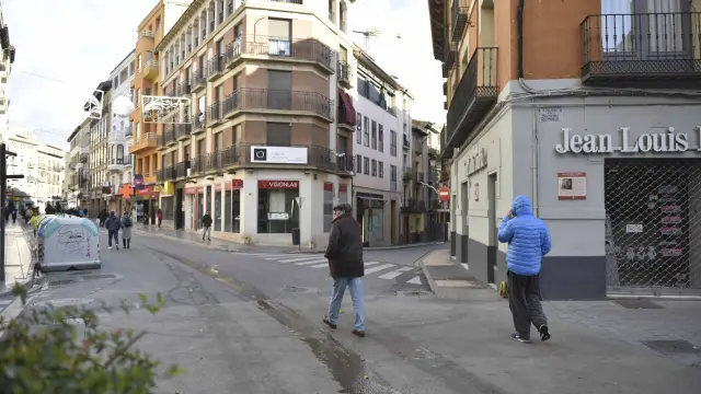 La reurbanización del Coso Bajo irá desde la calle Sancho Ramírez a la plaza de Santo Domingo