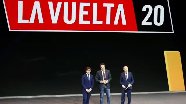 Momento de la presentación de la 75 edición de la Vuelta a España