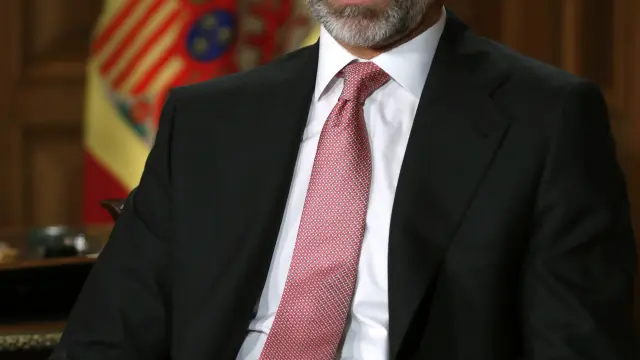 Mensaje de Felipe VI en 2016.