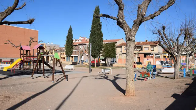Estado actual del parque Tenerías de La Almunia