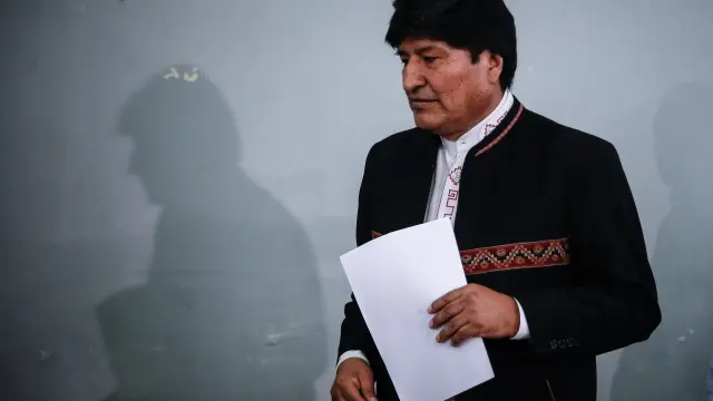 Evo Morales, este jueves en Buenos Aires