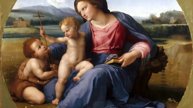 'Alba Madonna' (1509-15011) del pintor renacentista Rafael.