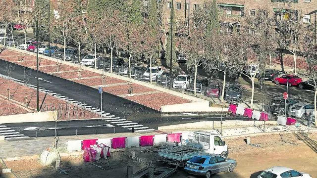 Las obras del aparcamiento se recepcionaron por las Cortes de Aragón el pasado día 13