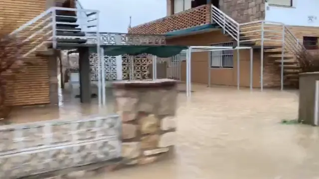 Consecuencias de las inundaciones en la zona de El Dorado, en Cullera