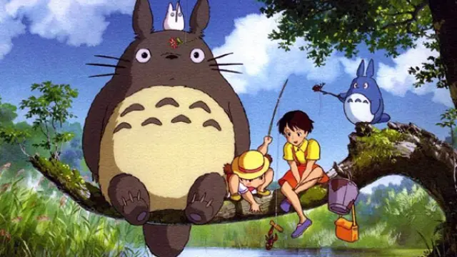 Fotograma de la película Mi vecino Totoro.