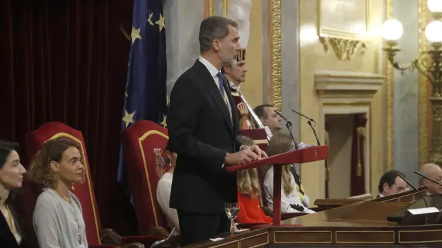 Felipe VI inaugura la legislatura