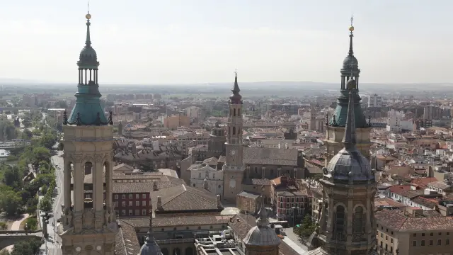 Zaragoza, desde lo alto del Pilar
