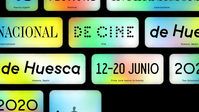 Cartel de la 48 edición del Festival Internacional de Cine de Huesca.
