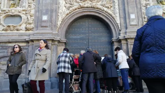 Santa Águeda sin culto en San Cayetano, Zaragoza.