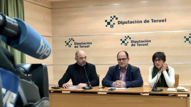 Presentación del foro 'Las Voces de la Despoblación' en Teruel.