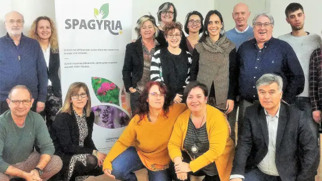 Representantes de entidades e instituciones integradas en Spagyria.