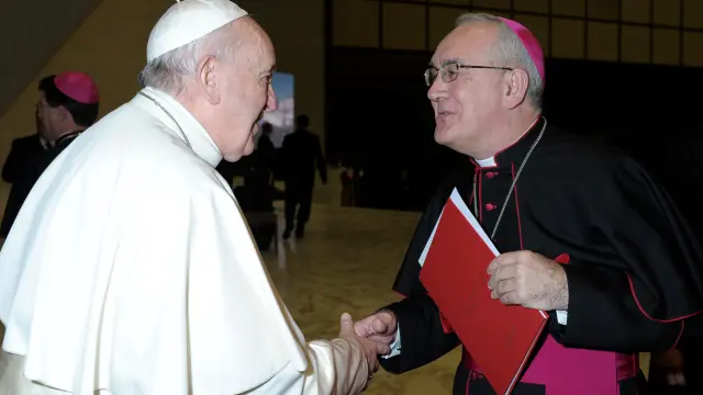 El Papa recibe al obispo de Barbastro - Monzón