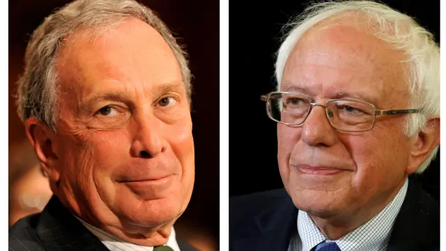 Bloomberg y Sanders