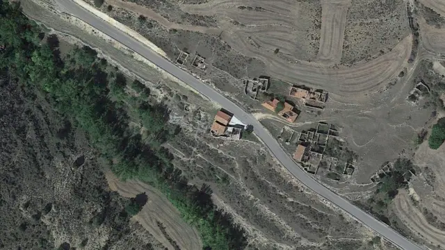 El Cañigral (Teruel) desde Google Earth