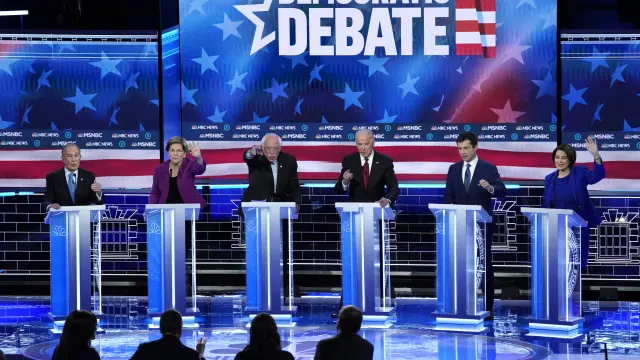 Debate de los candidatos demócratas en Las Vegas