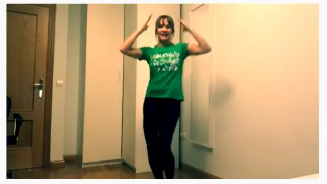 Patricia Ciria ha colgado la coreografía en Youtube para que la pueda aprender cualquier alumno.