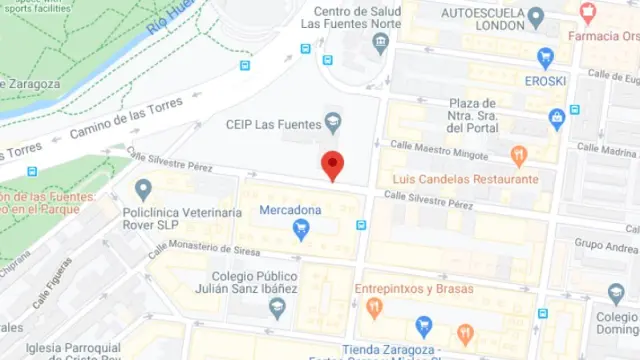 El arresto se ha llevado a cabo en la calle de Silvestre Pérez, en el barrio de Las Fuentes de Zaragoza.