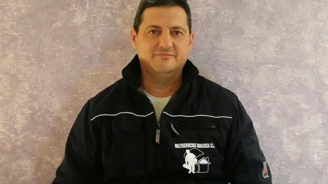 Fernando Lázaro, socio de Multiservicios Zaragoza.