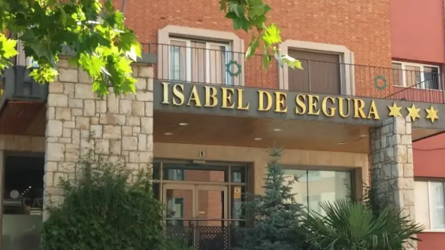 El hotel Isabel de Segura en Teruel es uno de los que está abierto estos días.