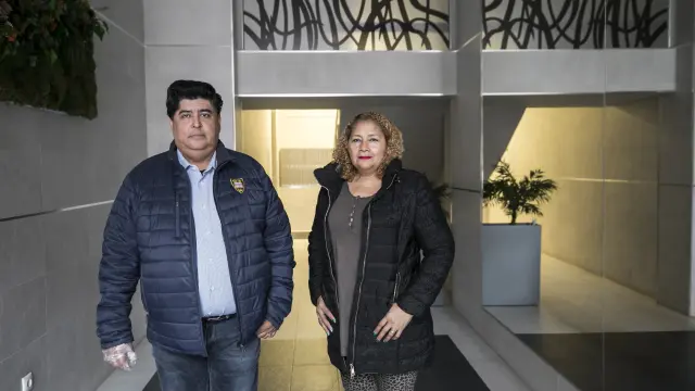 Raúl Restrepo y su esposa, Ellis Barrera, dependen de los ingresos del rastro.
