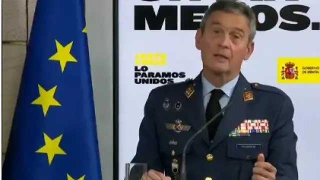 HAbla Miguel Ángel Villarroya, jefe del Estado Mayor de la Defensa: