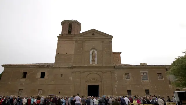 Celebración de la romería de Loreto, en Huesca.
