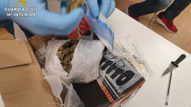 Detenido en Teruel con 130 gramos de marihuana por tráfico de drogas