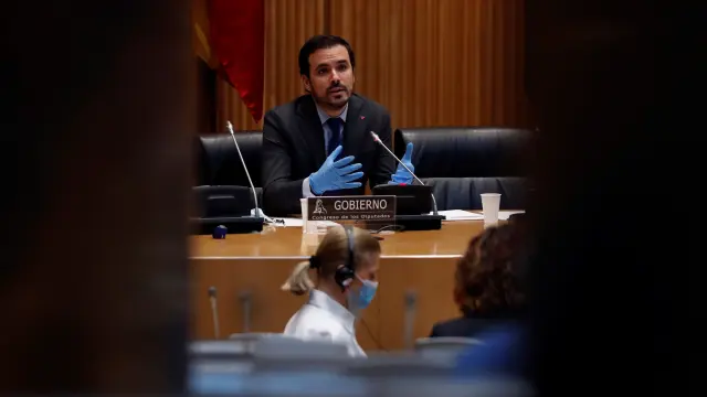 Alberto Garzón comparece en la Comisión de Sanidad y Consumo en el Congreso