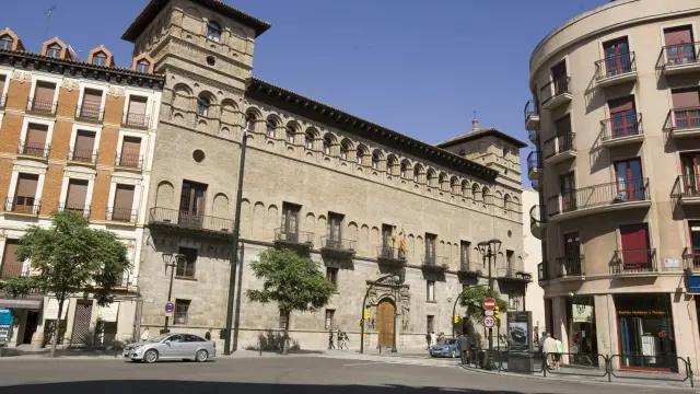 Fachada de la Audiencia Provincial de Zaragoza.