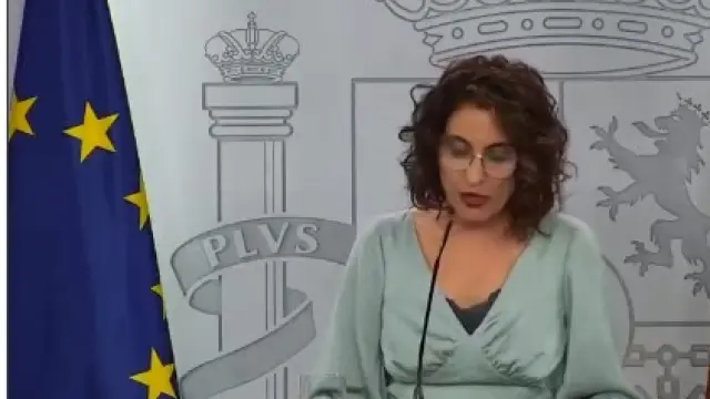 La ministra de Hacienda y portavoz del Gobierno, María Jesús Montero: