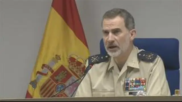 Felipe VI ha mantenido un encuentro digital con diversas unidades militares