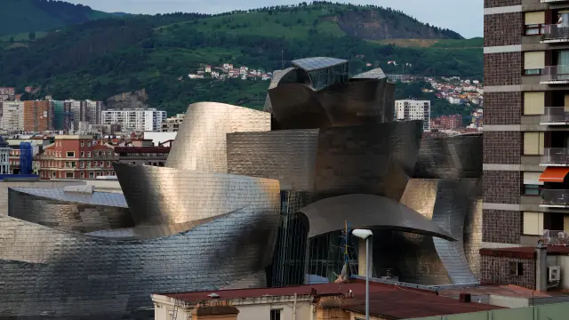 General view of the Guggenheim Museum on the day it reopens its doors following a three-month closure, amid the coronavirus disease (COVID-19) outbreak, in Bilbao