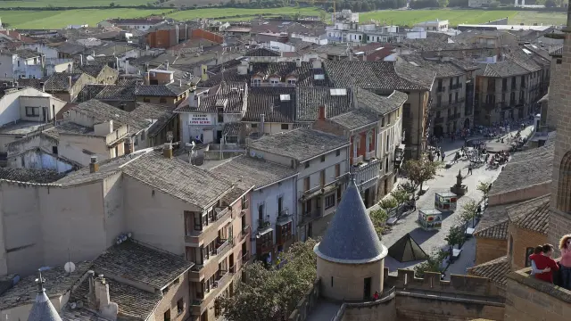 Vista de Olite, Navarra