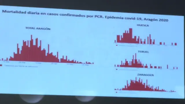 Datos de mortalidad por covid en Aragón