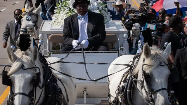 Funeral de Floyd en Houston (Texas).