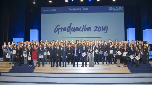 Acto de graduación de la promoción 2019 de alumnos de ESIC.