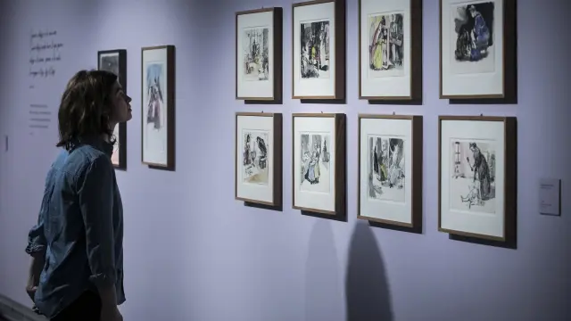 PRESENTACION DE LA EXPOSICION DE PAULA REGO / MUSEO GOYA IBERCAJA ( ZARAGOZA ) / 10/03/2020 / FOTO : OLIVER DUCH [[[FOTOGRAFOS]]] [[[HA ARCHIVO]]]