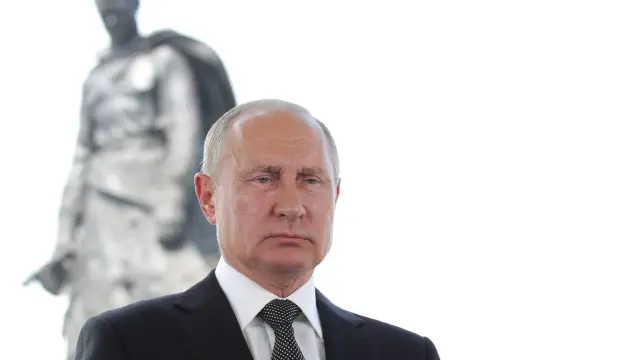 Russian President Vladimir Putin addresses the nation