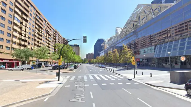 Una imagen de la avenida de Juan Carlos I de Zaragoza.