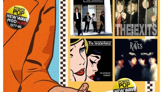 Los cuatro discos que componen la colección de new wave y power pop de YATC.