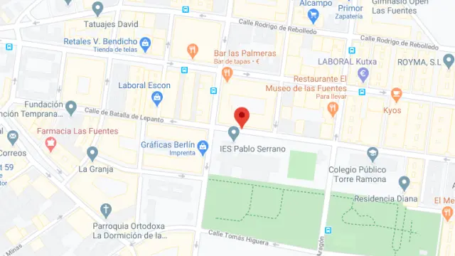 El arresto de la mujer se produjo en la calle de Batalla de Lepanto en Zaragoza.